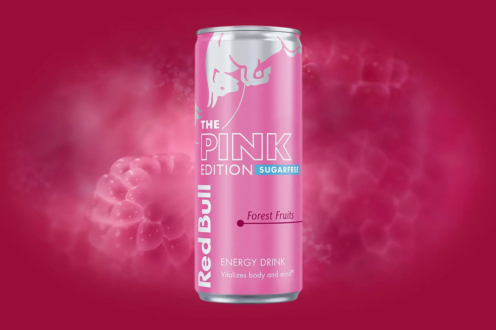 Red Bull The Pink Edition Sugar Free Forest Fruits