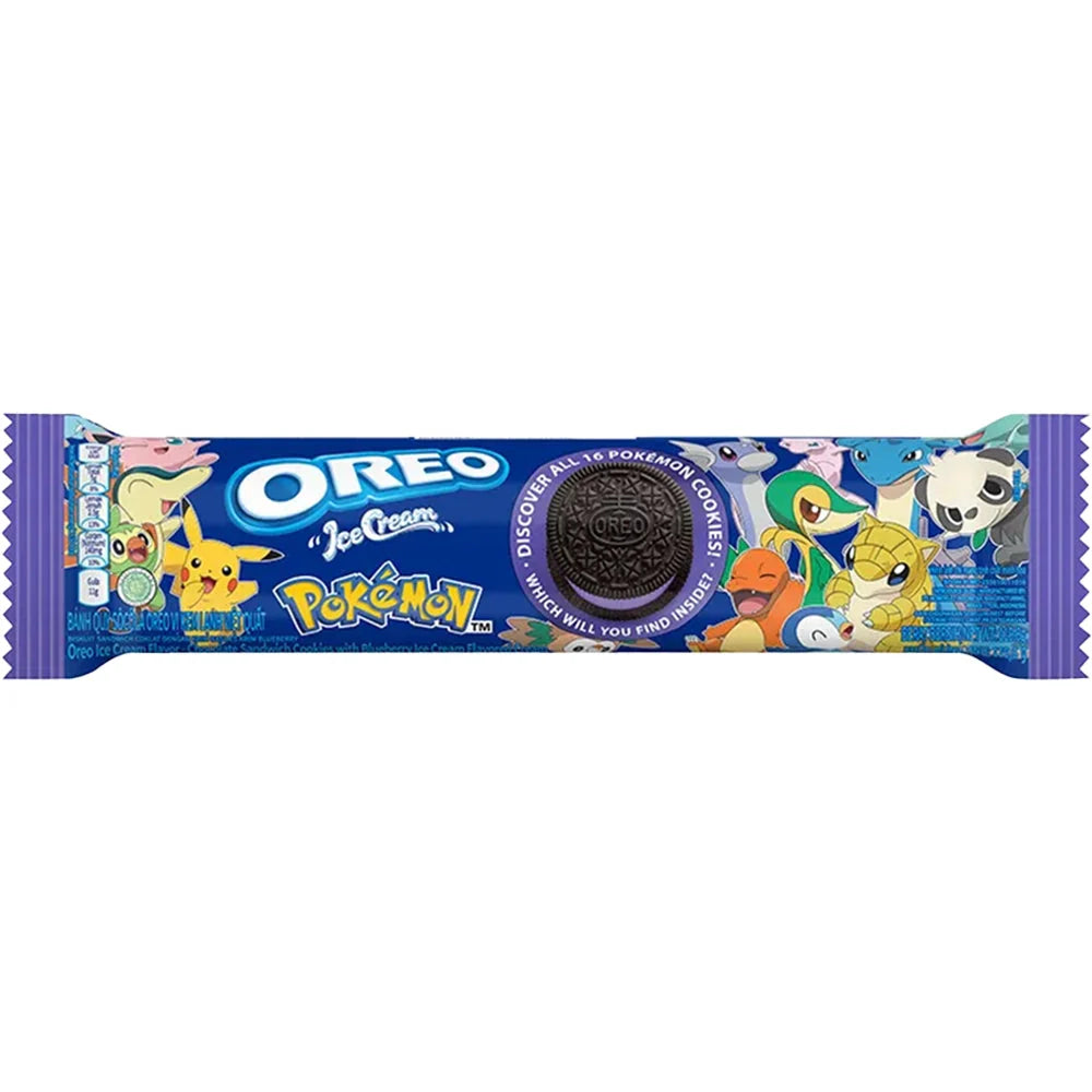 Oreo blueberry ice cream limited edition pokemon - Thailand